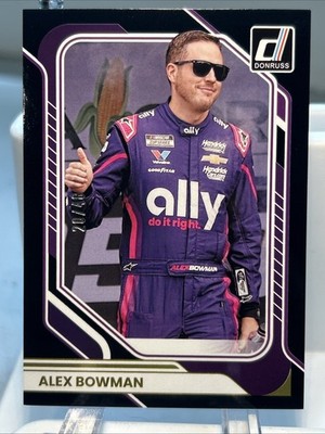 2026 Donruss Racing Alex Bowman Black Border Numbers Parallel/48 SP