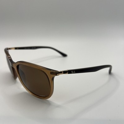 Ray-Ban Sunglasses, Polarized, Chromance RB 4386 6652/AN 3P Brown