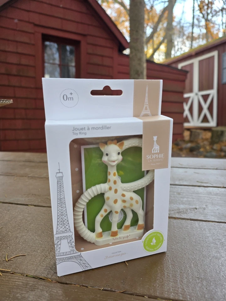 24-УПАКОВКА - Sophie La Girafe жираф натуральный резиновый зубочистка кольцо - совершенно новый - Изображение 2 из 3