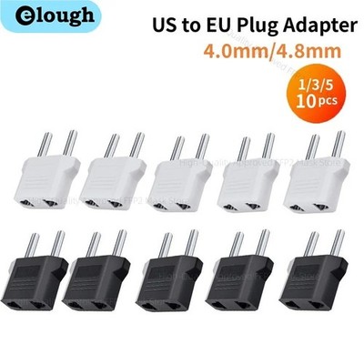 US to EU Plug Adapter Power Socket Converter Travel Charger