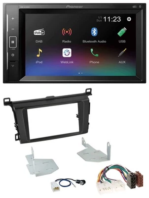 Pioneer DAB MP3 2DIN Bluetooth USB Autoradio für Toyota RAV 4 (ab 2013) - Bild 1 von 4