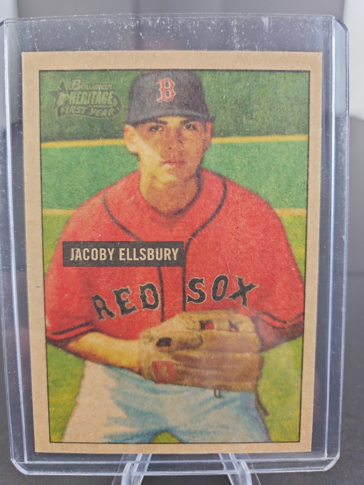 2005 Bowman Heritage #337 Jacoby Ellsbury Mahogany Rookie RC