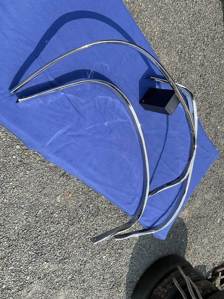 Oldsmobile Cutlass 442 1970 1971 juego de 4 piezas moldura de apertura de rueda,  Foto 3 de 4