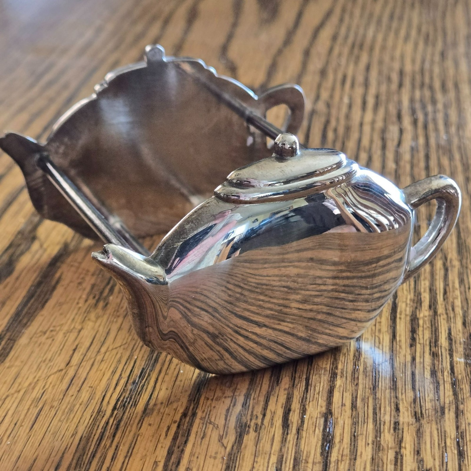 Pot Kettle Shaped Tea Bag Holder Or Sugar Packet Holder