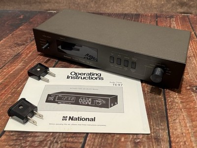 VINTAGE National TE 97 Audio Timer - Type C Europlug + American Adapter