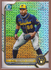 Branlyn Jaraba #BCP-15 2022 Bowman Chrome Prospects Mojo Refractor-1351