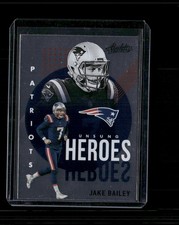 2021 Panini Absolute Unsung Heroes #UH4 Jake Bailey New England Patriots