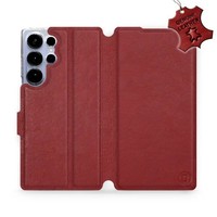 HandyhüLle FüR Galaxy S25 Ultra Mobiwear Case Cover SchutzhüLle Etui Dunkelrot