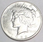 1922 D Peace Dollar XF condition  #124