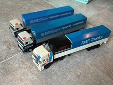 3 vintage die-cast truck models from the Dutc...