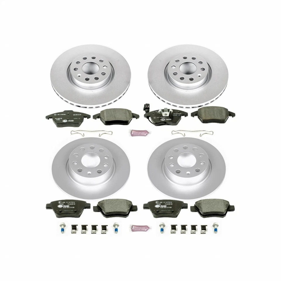 Комплект тормозов Power Stop для Audi A3/A3 Quattro 2010-2013 | передние и задние | Euro-Stop - Изображение 2 из 4