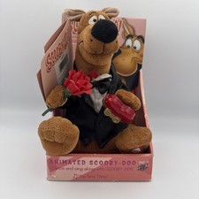 New Vintage Scooby Doo Animated Singing Dancing Gemmy Valentines Day Plush READ