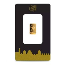 1 Gram The Holy Land Mint Gold Bar (New w/ Assay) 5942.63 per troy oz