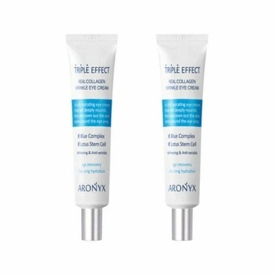 Aronyx Triple Effect Real Collagen Wrinkle Eye Cream 40ml(1.35oz) x 2ea K-Beauty
