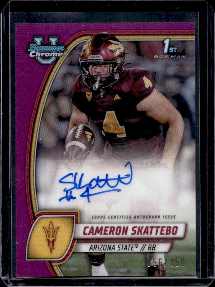 Cameron Skattebo trading card