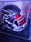 Michael Vick Autographed Signed Atlanta Falcons Mini Helmet BAS Witness
