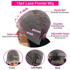 HD Transparent Lace 200 Density 13x4 13x6 Full Frontal Lace 99j Burgundy