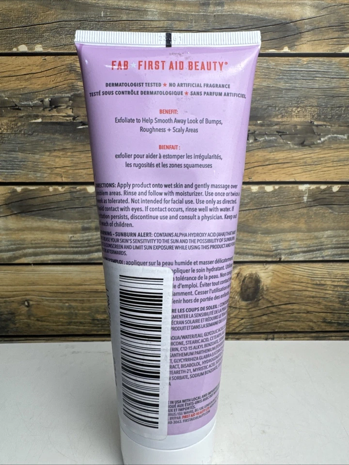 First Aid Beauty KP Bump Eraser Exfoliating Body Scrub, with 10% AHA, 8 oz - Image 2 of 4