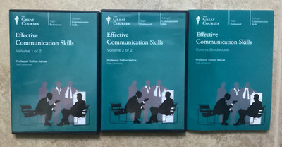 Great Courses EFFECTIVE COMMUNICATION SKILLS  New! 12 CDs & Guidebook