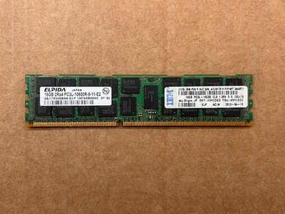 Elpida EBJ17RG4EBWA-DJ-F 16GB DDR3 10600R 1333Mhz 1.35v 2rx4 Server Memory Ram