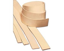 Heavyweight Cowhide Leather Strip 1.5 Inch x 50 Inch Natural Tooling Leather