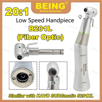 BEING Dental 20:1 Reduction Fiber Optic Handpiece Spare Head For KAVO NSK B201L