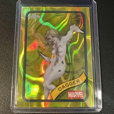 2025 Topps Chrome Marvel Yellow Lava Refractor Dagger #63