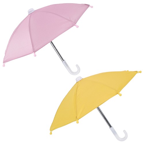 2 Pcs Kleine Regenschirmspielzeug Mini-Telefonschirm Kleiner Handy-Sonnenschutz - 第 2/12 張圖片