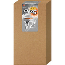 BIC Flex 5 Disposable Razors for Men, Long-Lasting 5-Blade Razors for a Smooth a