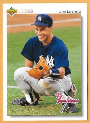 JIM LEYRITZ NEW YORK YANKEES #117 - UPPER DECK NM-MT 1992 | eBay