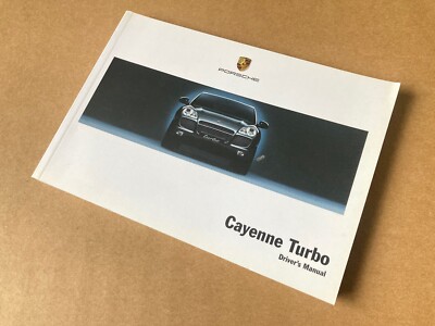 ORIGINAL PORSCHE CAYENNE TURBO 2004 BETRIEBSANLEITUNG HANDBUCH FAHRERHANDBUCH