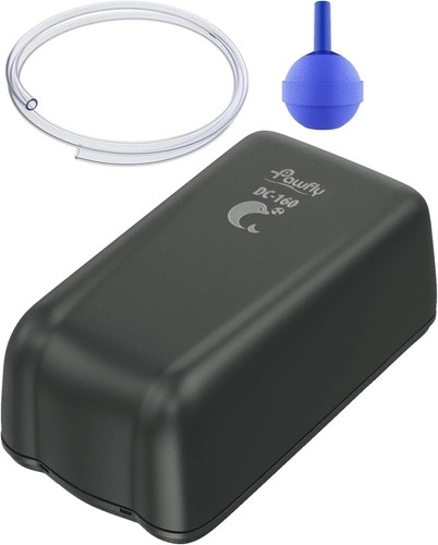 Aquarium Battery Operated Air Pump 40 GPH for Fish Tanks up to 30 Gallon, NEW