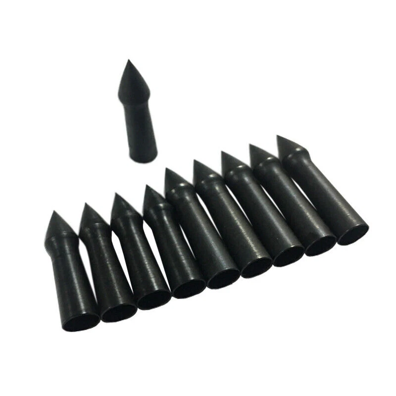 12pcs 100grain Glue on Field Points Arrowheads for 7.5-8.0mm Wood Bamboo Arrows - Image 3 of 4