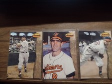John Pesky, Andrew Etchebarren & Edward Garcia #5,9&26 Ted Williams Card Co