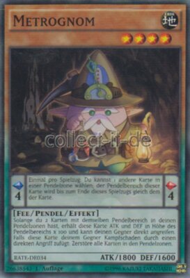 Yugioh - RATE-DE034 - Metrognom - 1. Auflage