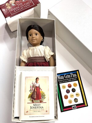 NEW! AMERICAN GIRL PC Josephina 6  Mini Doll-Glass Eyes/Book 