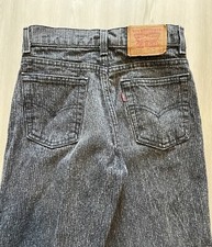 Vintage Levis 80s 7505-0221 Student Denim Made In USA Jeans 26x30
