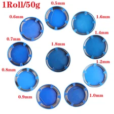 1 Roll Dental Orthodontic Stainless Steel Arch Wire 0.5-1.8mm Round 10 Size