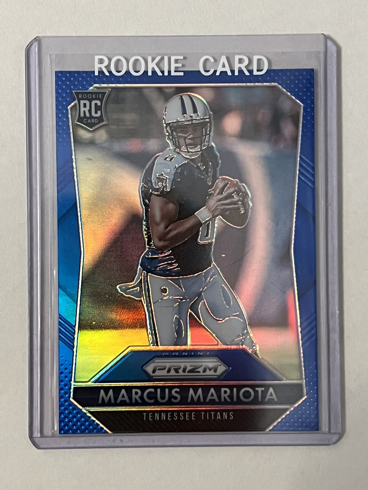 2015 Panini Prizm - Marcus Mariota - Rookie Blue Prizm
