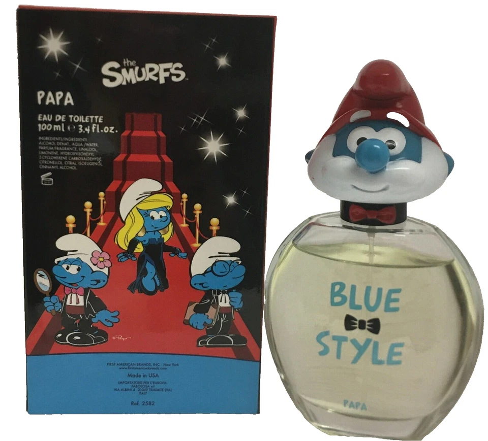Los Pitufos Papa Unisex 3.4 OZ EDT Spray Nuevo en Caja Foto 3 de 4