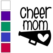 Cheer Mom, Vinyl Decal Sticker, Multiple Colors  Sizes 6979