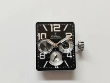 FESTINA Quartz Watch Movement & Dial & Crown for Parts - NO WORKING !!