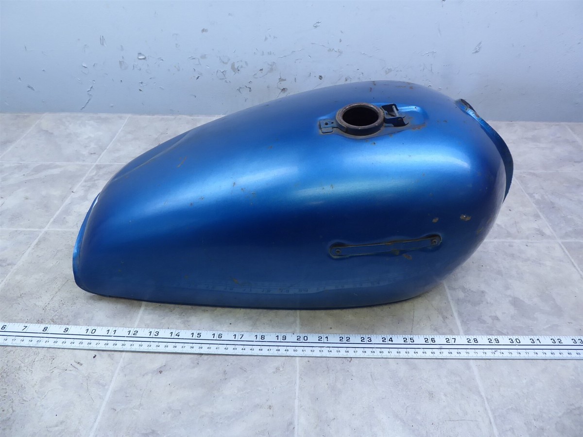 1981 Yamaha XS400 Special Y830) blue gas petrol fuel tank | eBay