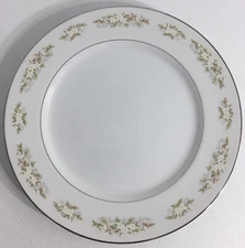 International Silver Co Dinnerware Springtime Serving Chop Plate White VTG 1960s