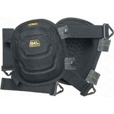 CLC 372 Knee Pad: 2 Strap Buckle Closure, Gel Pad  Hard Protective Cap