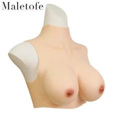 E Cup Silicone Breast Forms Breastplate Fake Boobs For Drag Queen Crossdresser