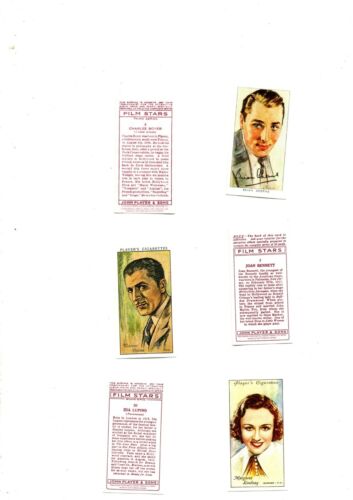 3 DIF SETS FILM STARS 1ST 2ND 3RD SERIES  PLAYERS REPRO CARDS FULL SET 50 CARDS - Picture 1 of 1