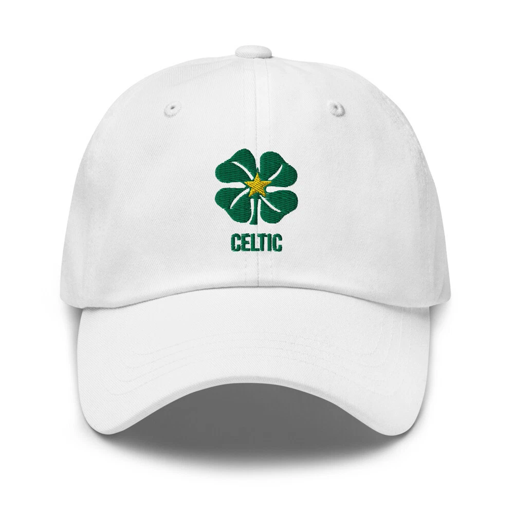 Celtic FC Glasgow Minimalist Design Embroidered Dad Hat Soccer Football Cap