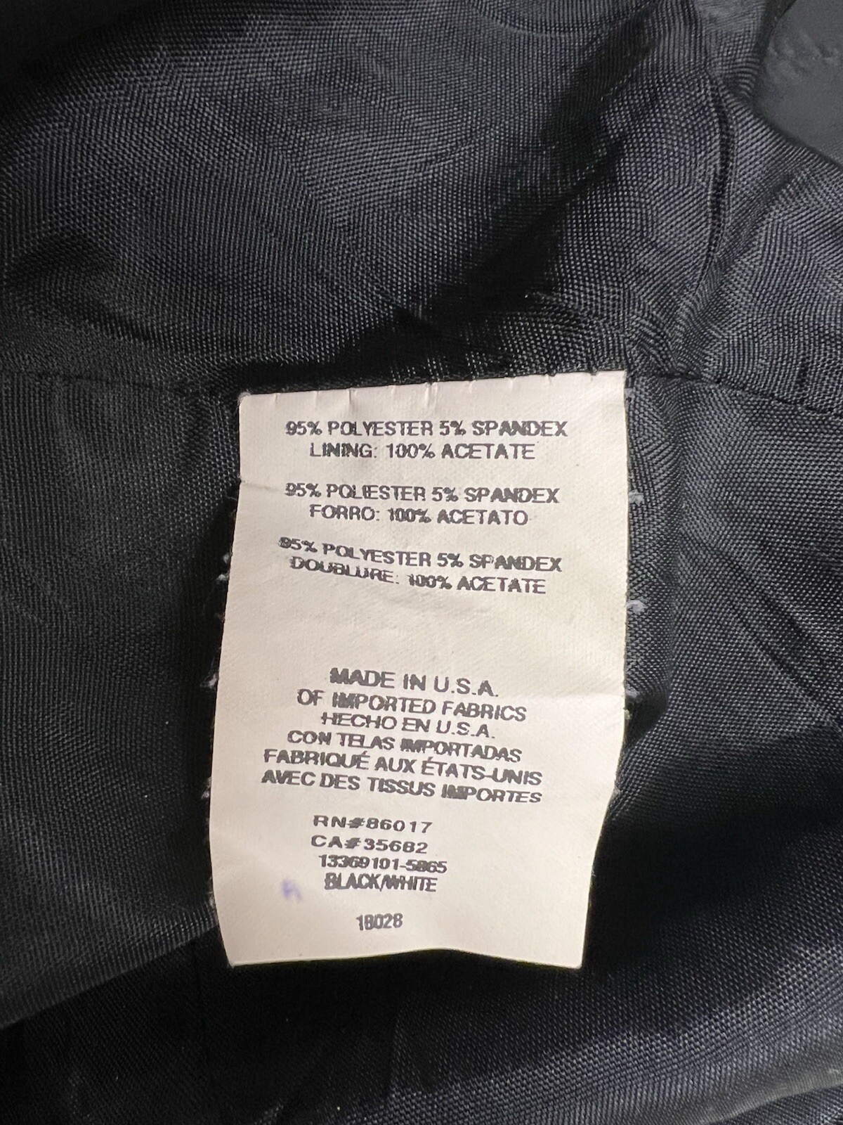 Bebe Three Button Closure Lined Shoulder Padded S… - image 8