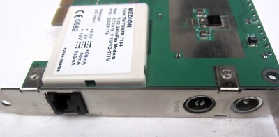Steck-Karte TV-Tuner 7134 Medion Typ: CTX DVB-T/TV PCI